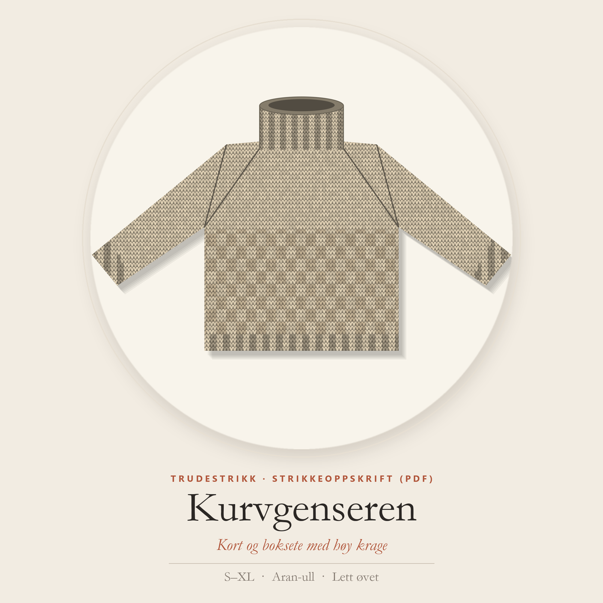 Kurvgenseren – strikkeoppskrift (PDF)